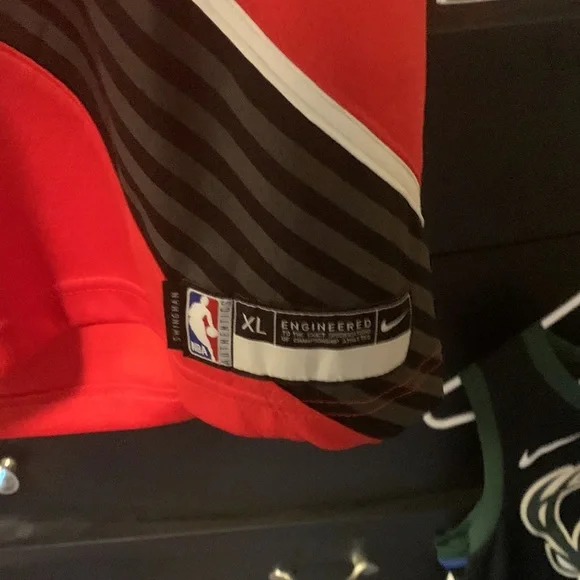 XL Portland Trailblazers Damian Lillard Nike Jersey - Picture 3 of 4